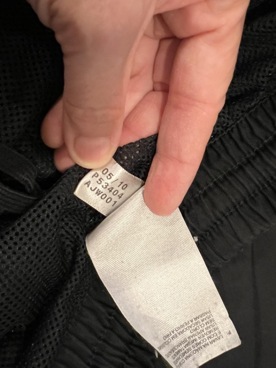 Adidas Black 3 Stripe Track Pants Zip Hem Y2K Wide Leg
