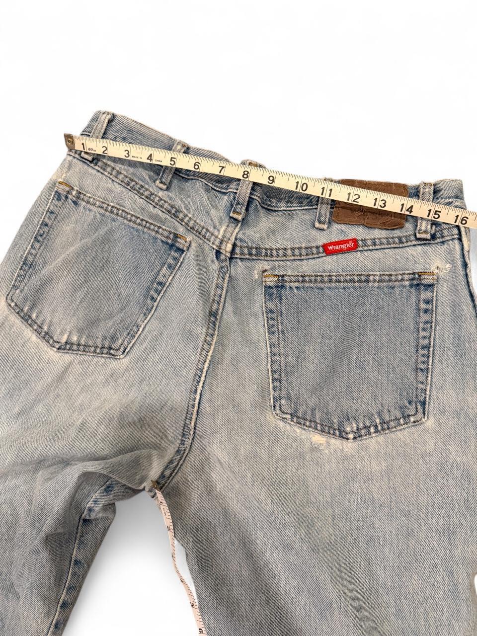 Vintage Wrangler Light Wash Distressed Baggy Jeans