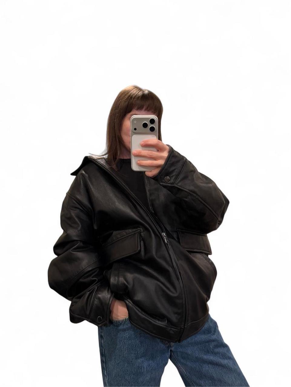 Vintage Black Leather Jacket
