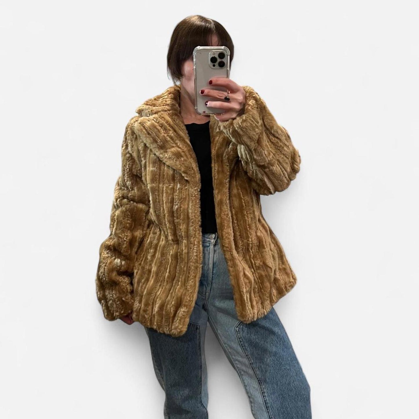 Vintage Y2K Faux Fur Jacket