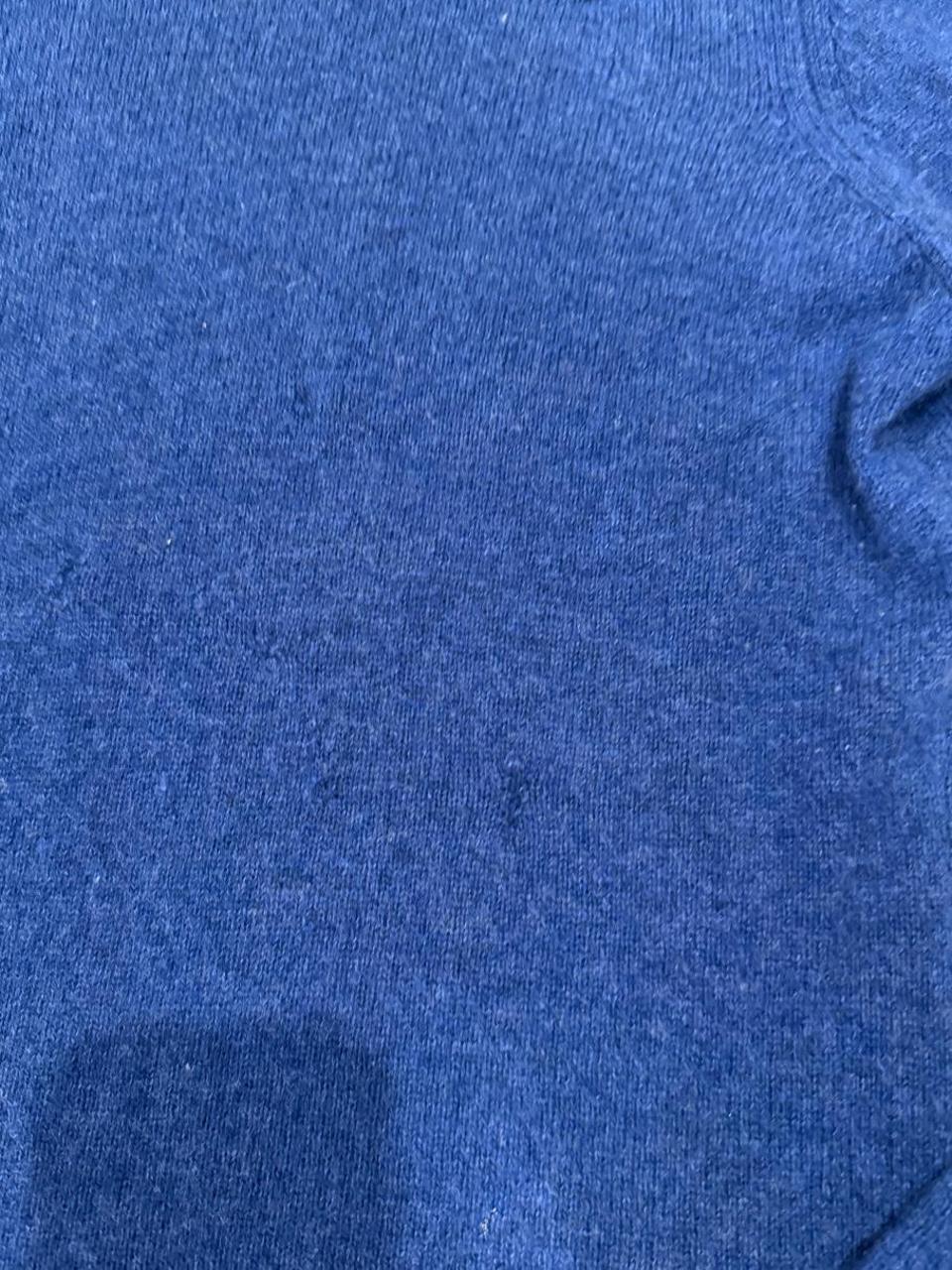 100% Cashmere Cobalt Blue Turtleneck Sweater