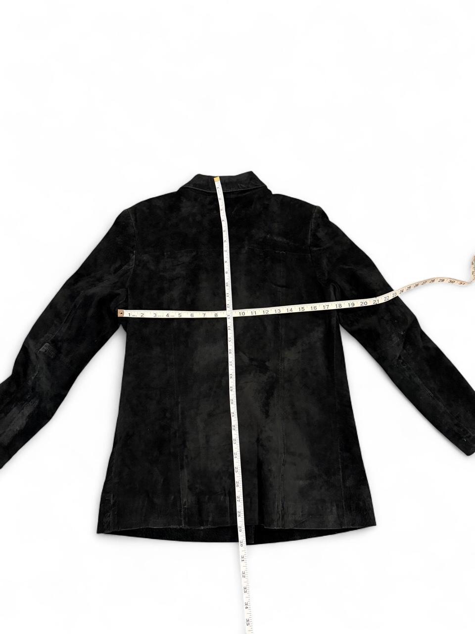 Vintage Black Suede Leather Jacket