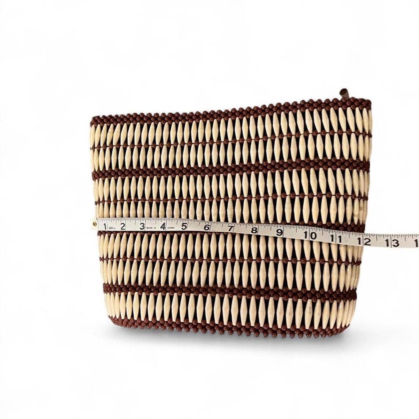 Vintage Beaded Tote Bag Y2K