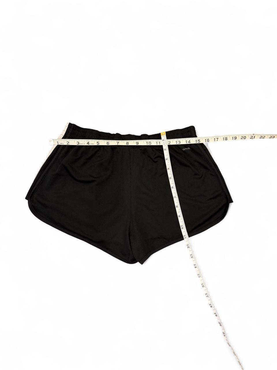 Adidas Black 3 Stripe Running Shorts