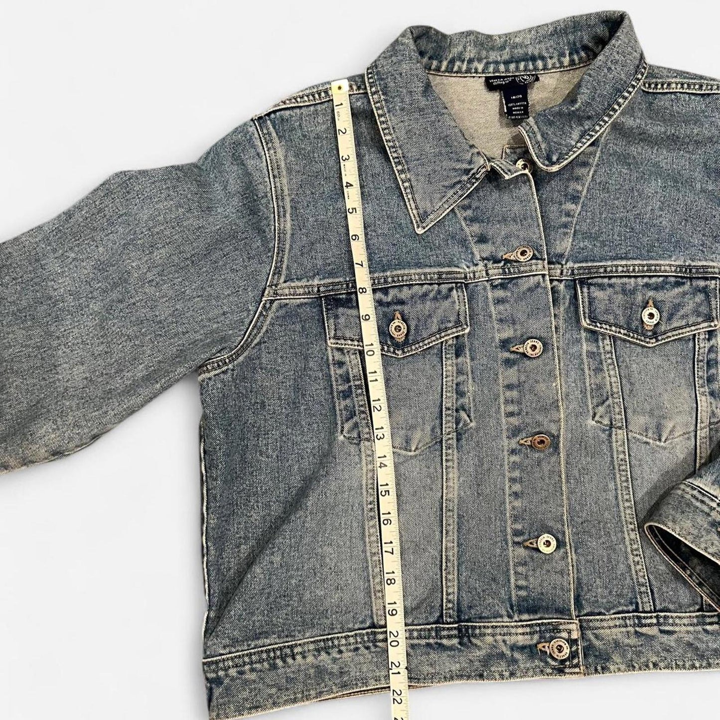 Vintage 90’s Denim Jacket Oversized Light Wash Trucker
