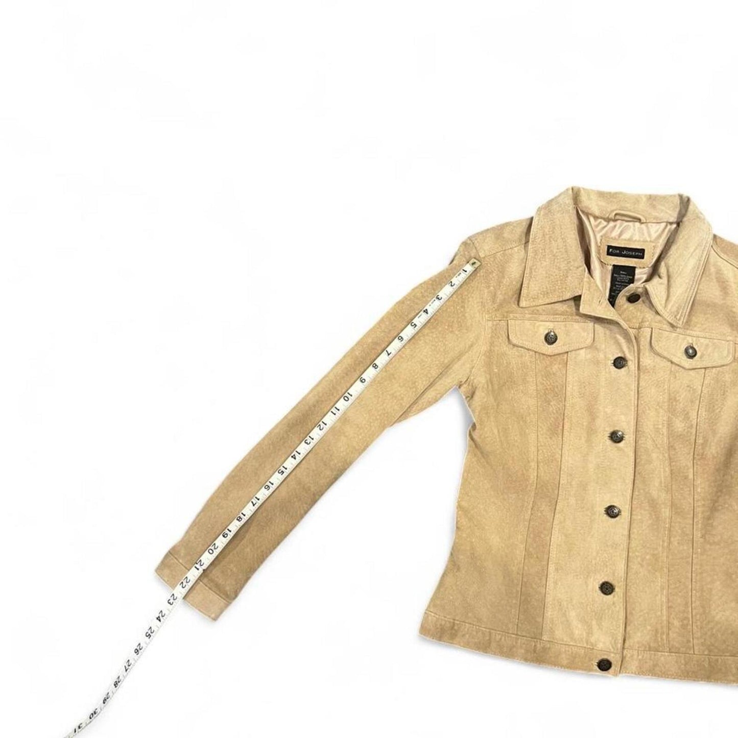 Vintage Y2K Tan Suede Trucker Jacket