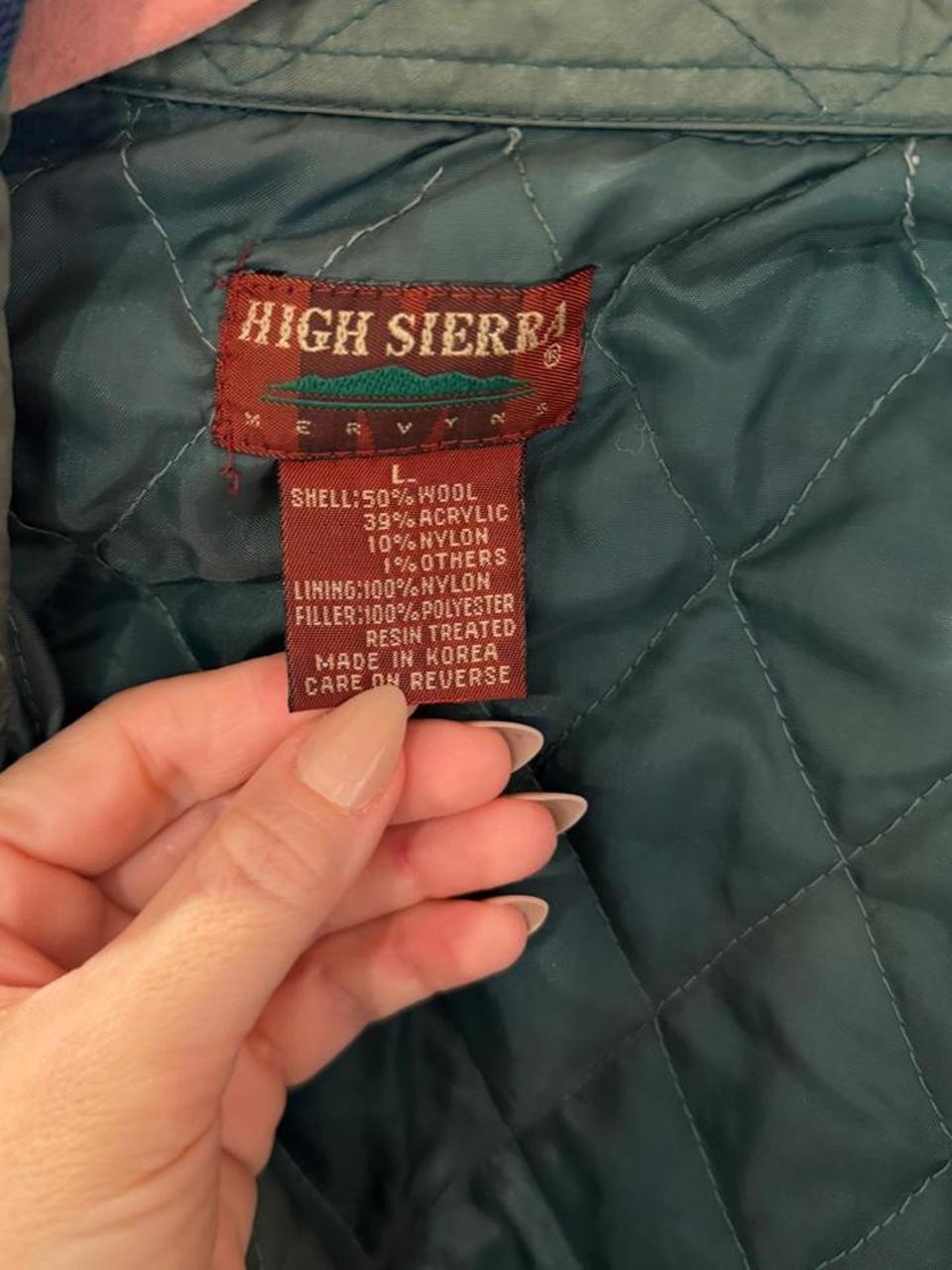 Vintage High Sierra Plaid Wool Barn Jacket