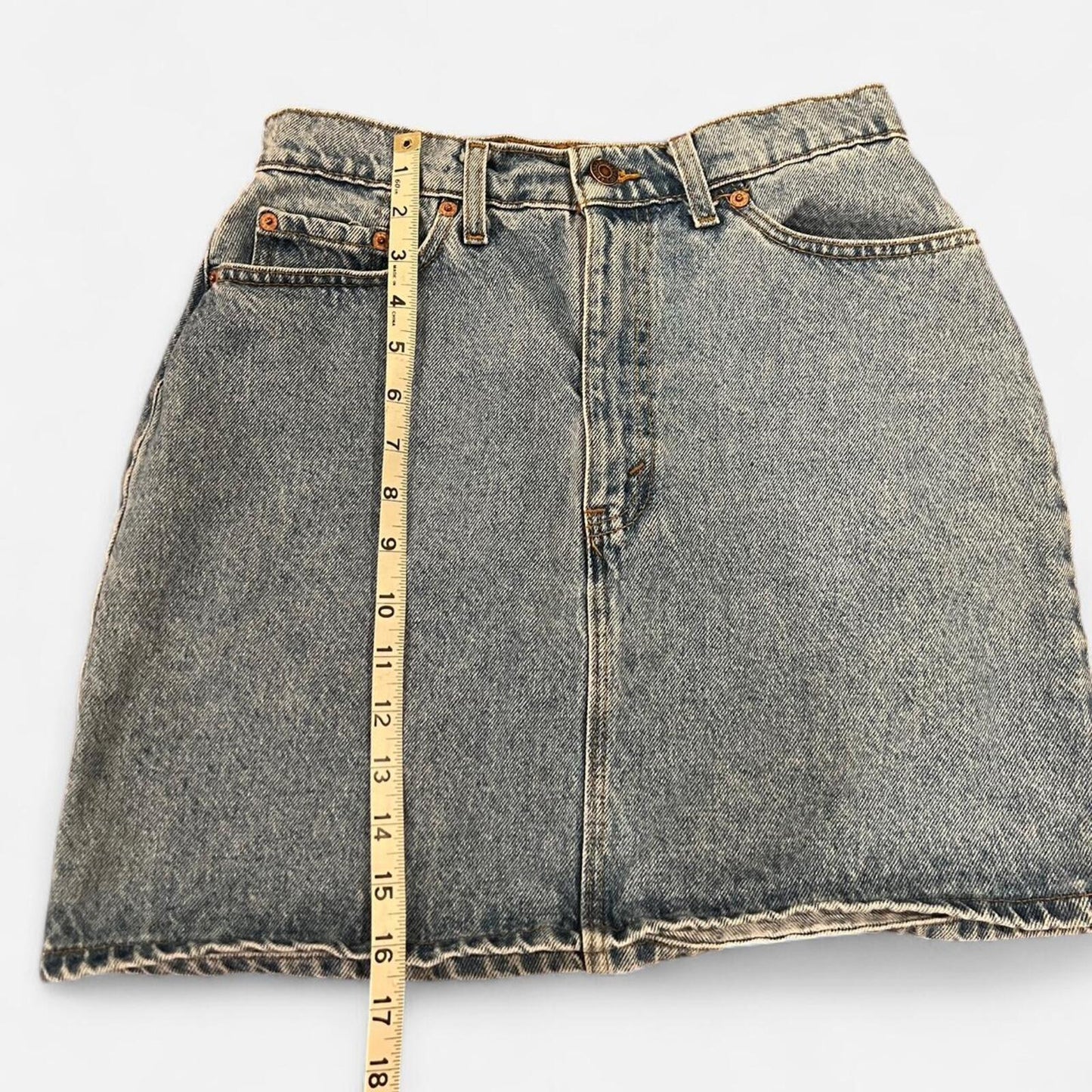 Vintage Y2K Levi’s 511 denim mini skirt USA made