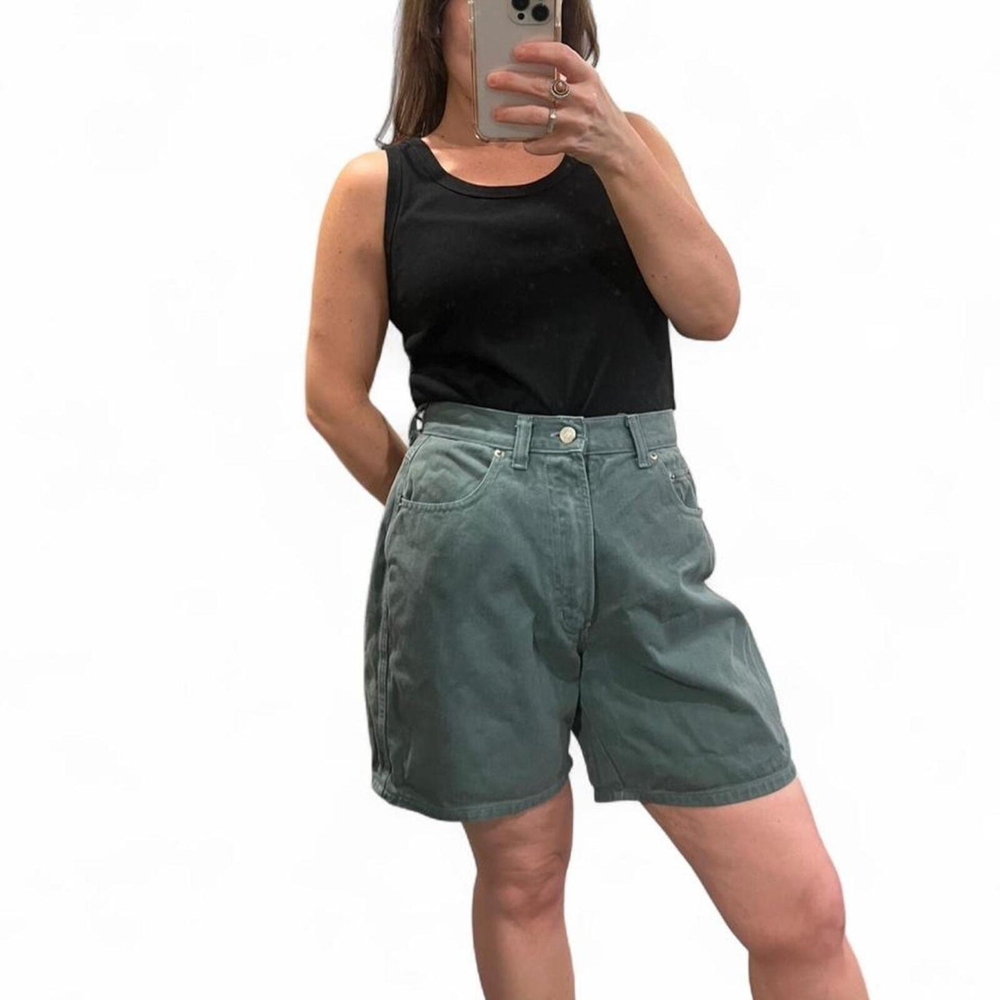 Vintage 90’s Teal Carpenter Shorts