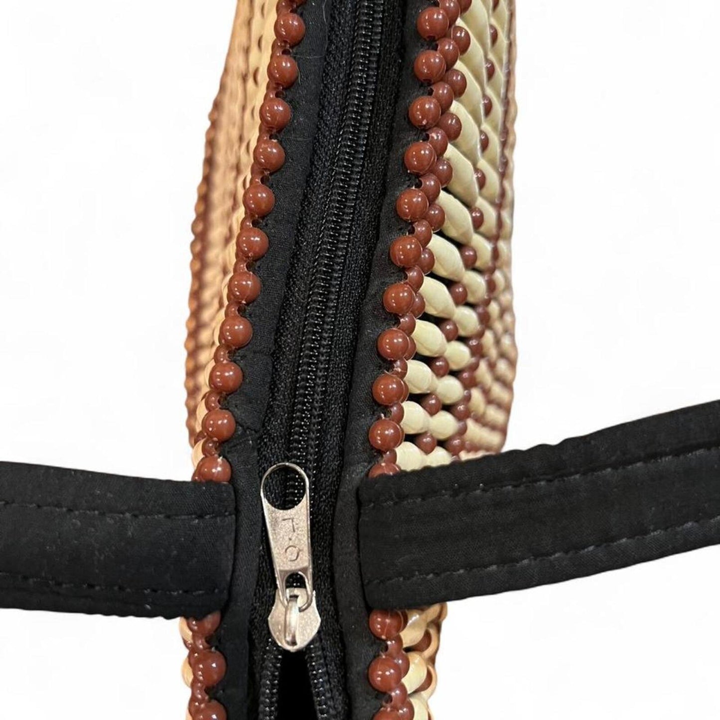 Vintage Beaded Tote Bag Y2K