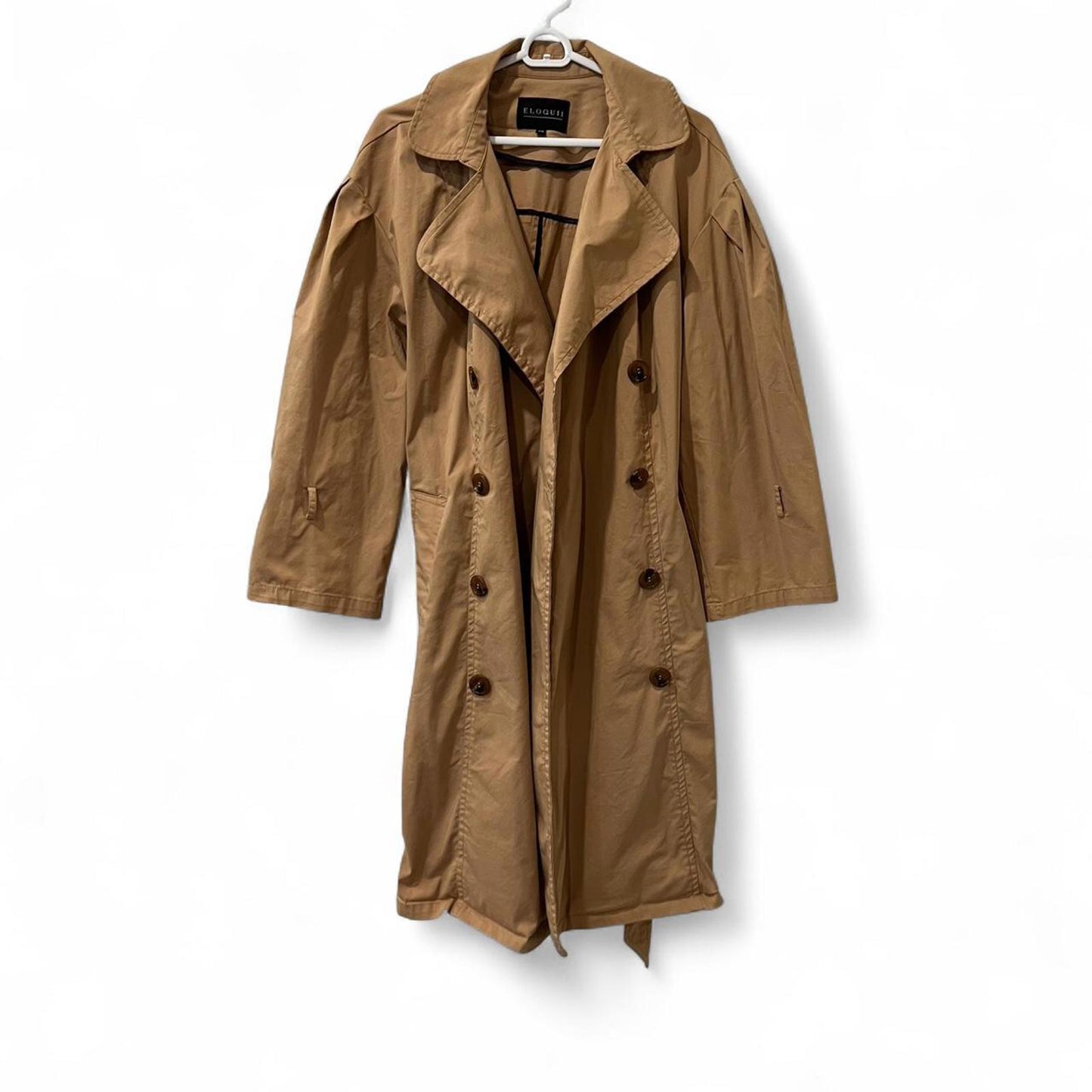 Tan Belted Trench Coat
