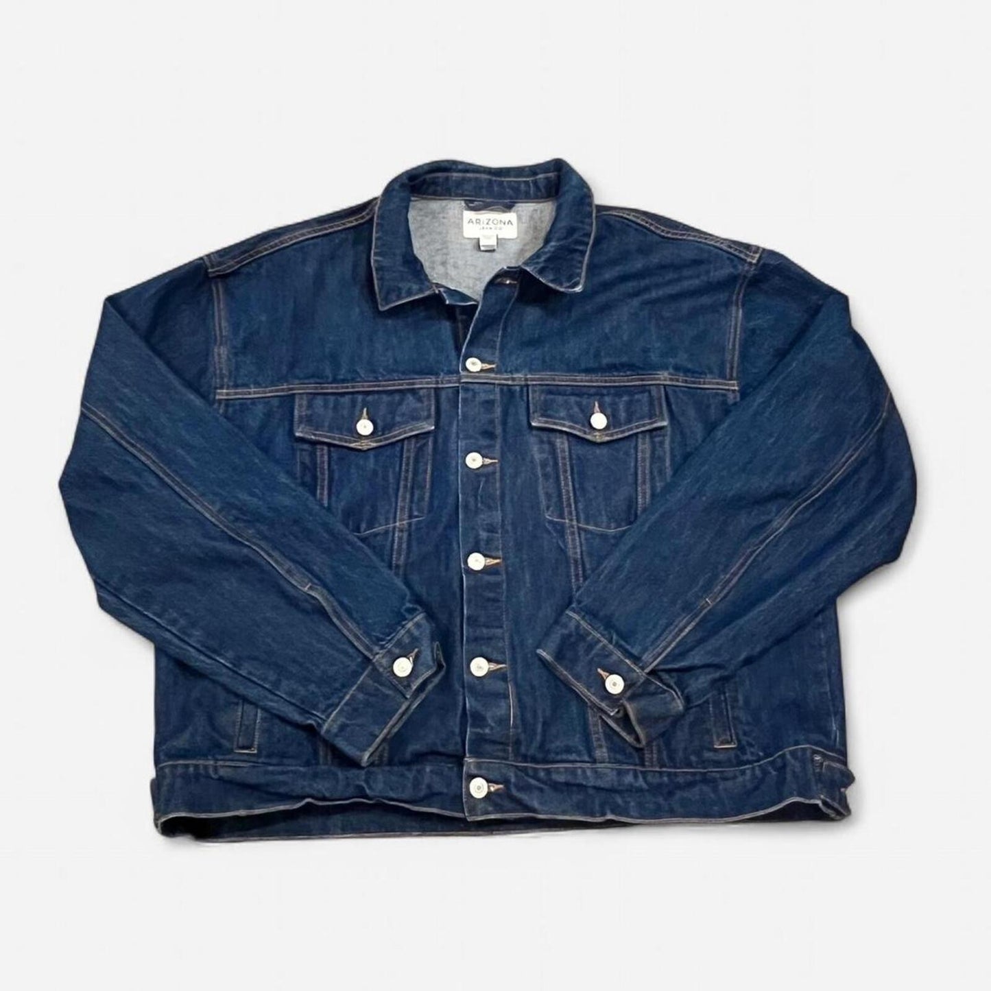 Vintage Y2K Arizona Jean Co Dark Wash Denim Jacket Oversized