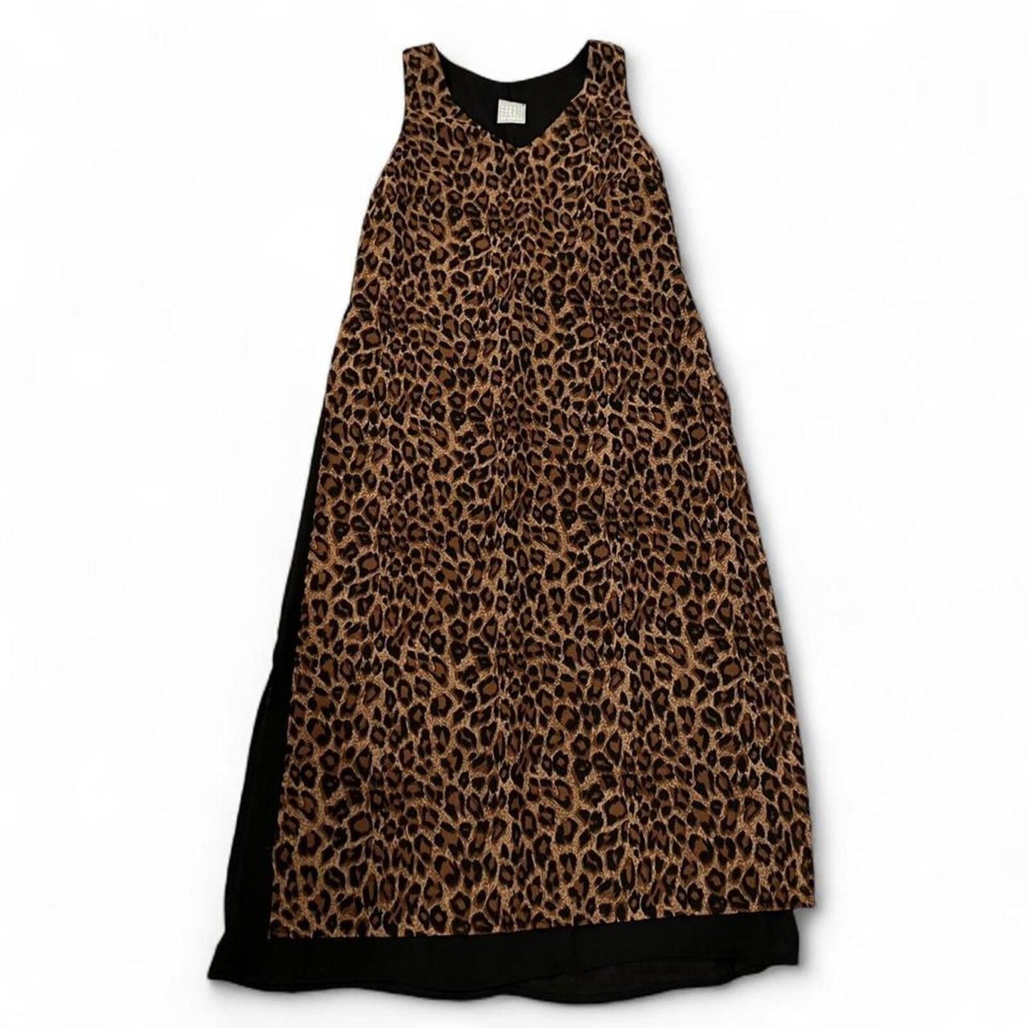 Vintage 90’s Leopard Maxi Overlay Dress
