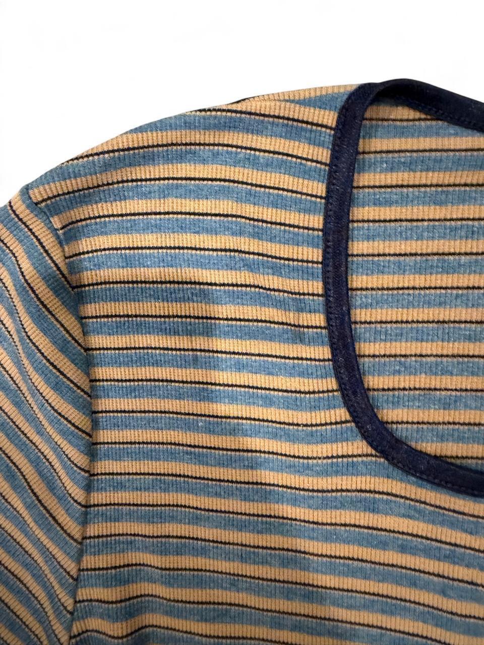 Vintage 90s Striped Long Sleeve Top