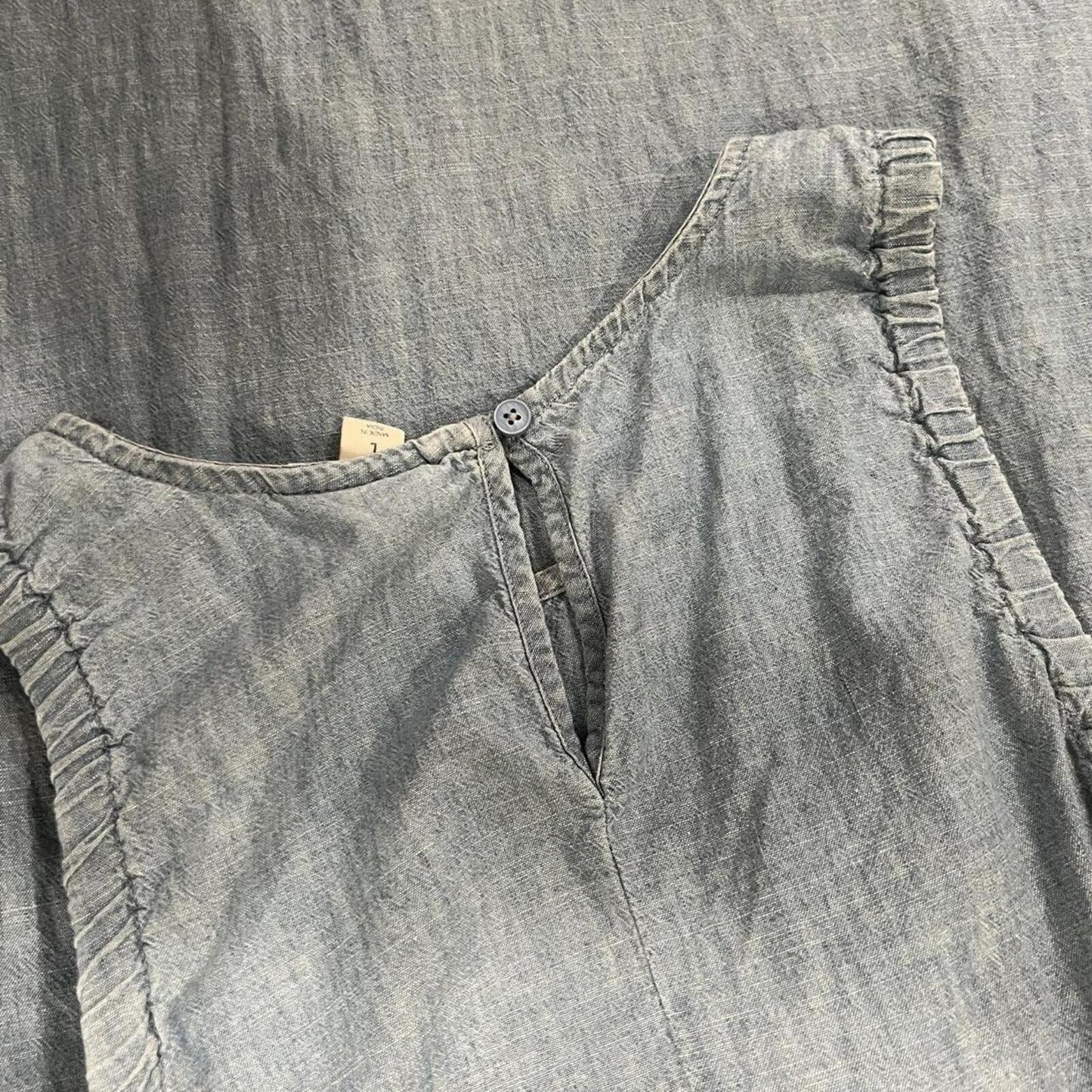 Denim Chambray Swing Dress