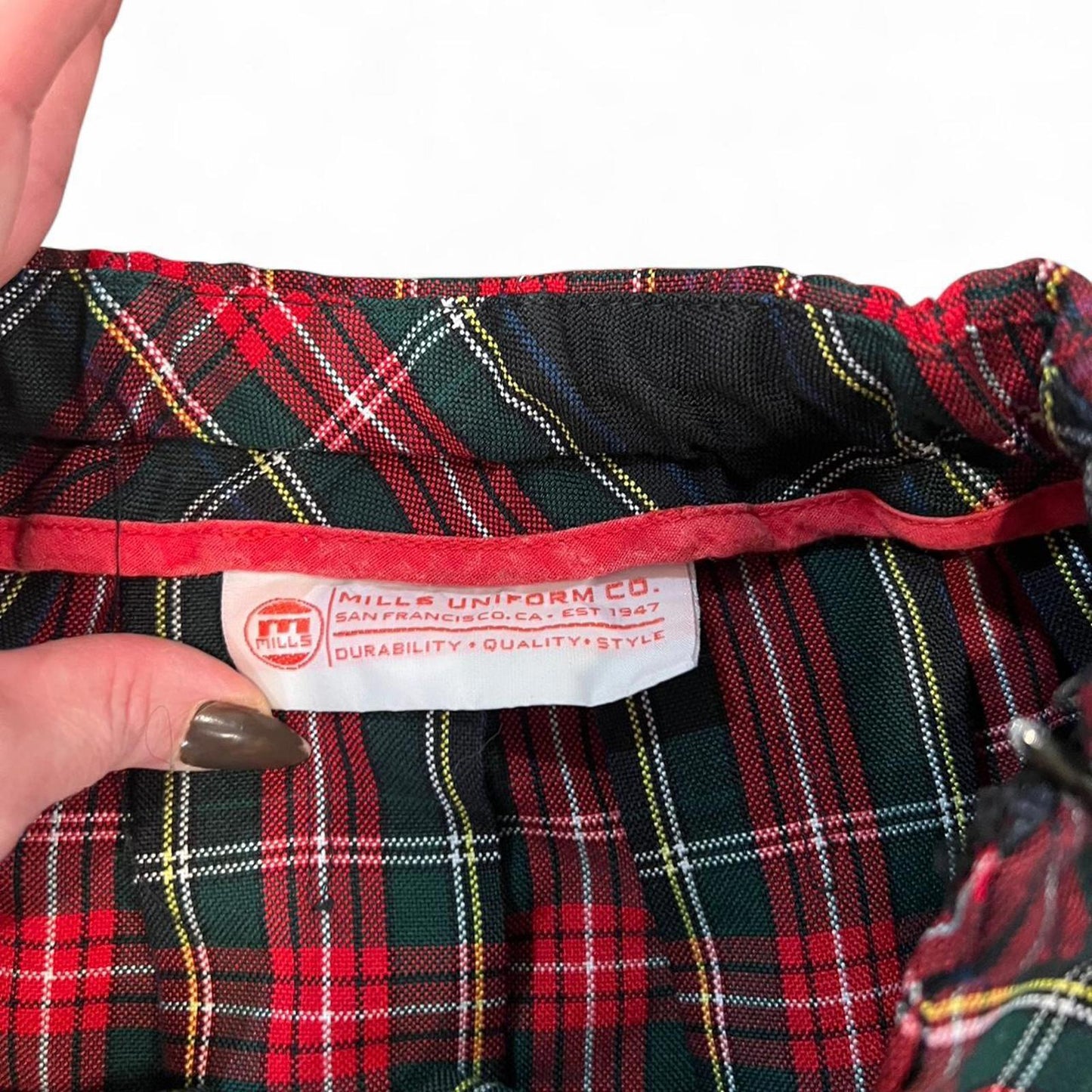Vintage Y2K Plaid Pleated Mini Skirt
