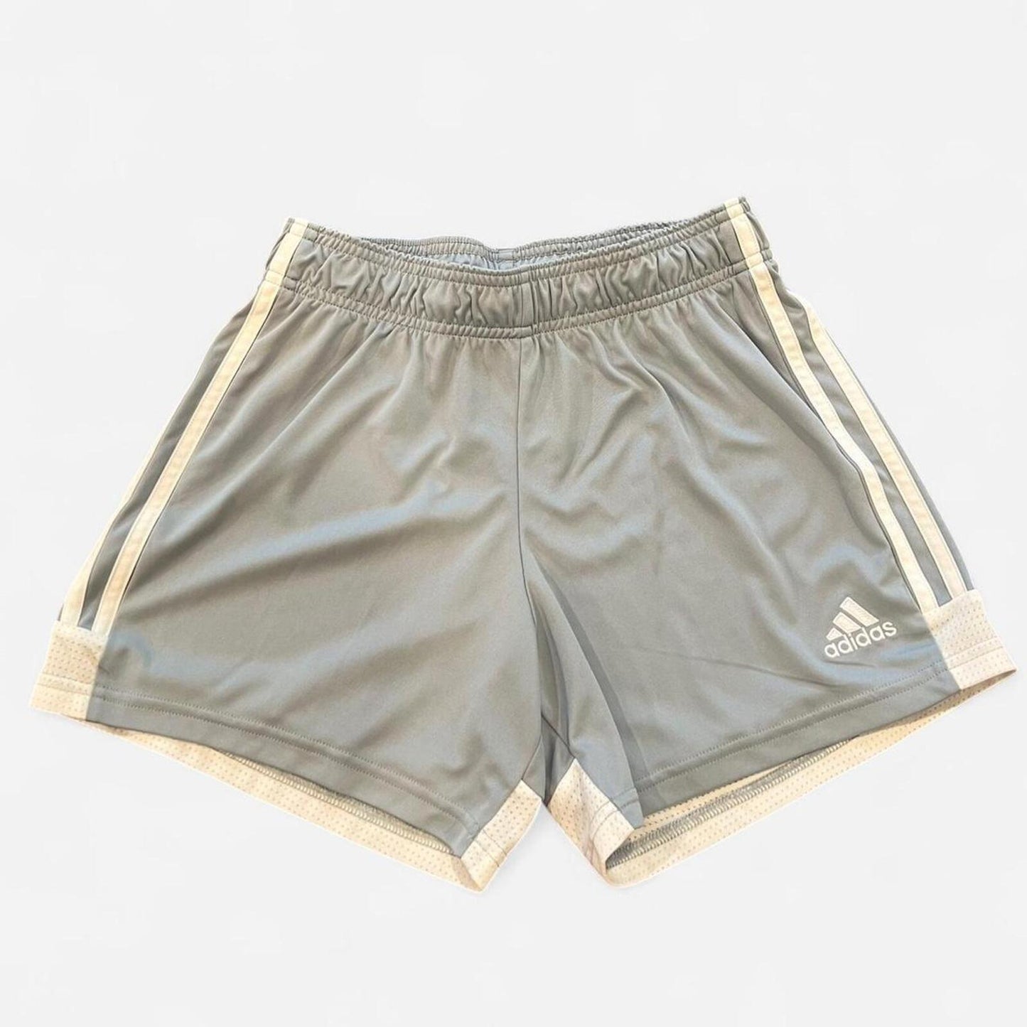 Y2K Adidas Baby Blue Athletic Shorts Striped XS