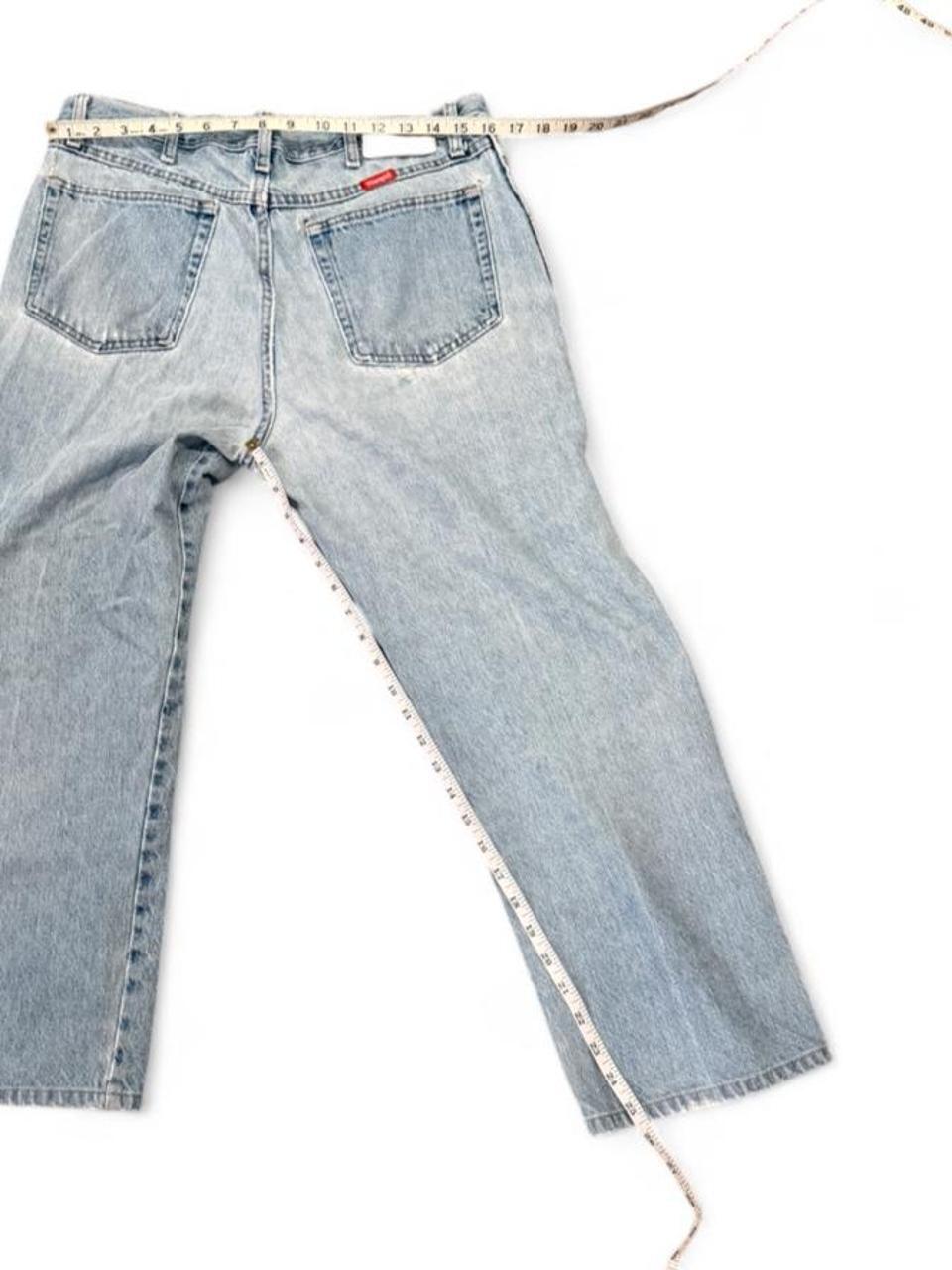 Vintage Wrangler Light Wash Distressed Baggy Jeans