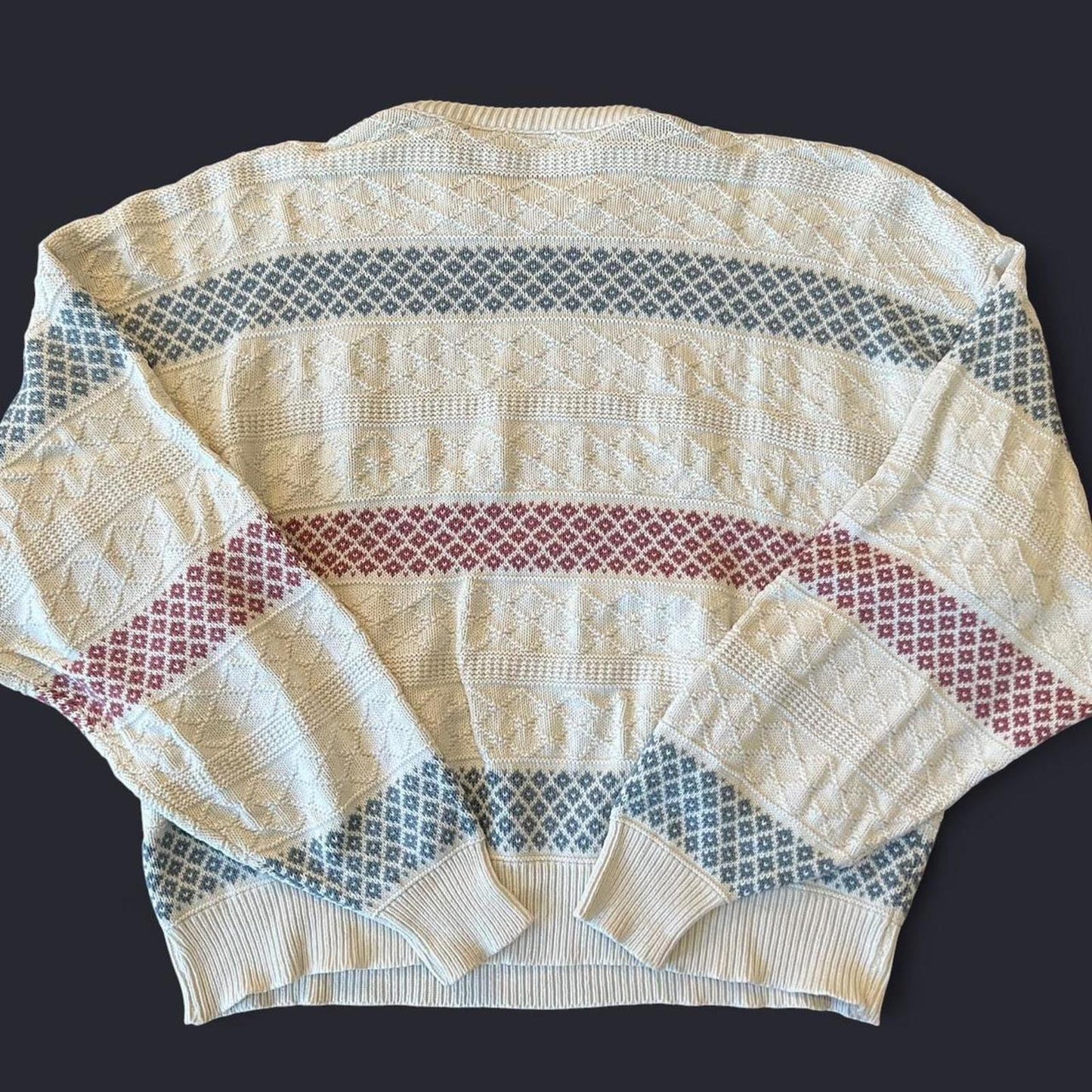 Vintage 90s Fair Isle Knit Sweater
