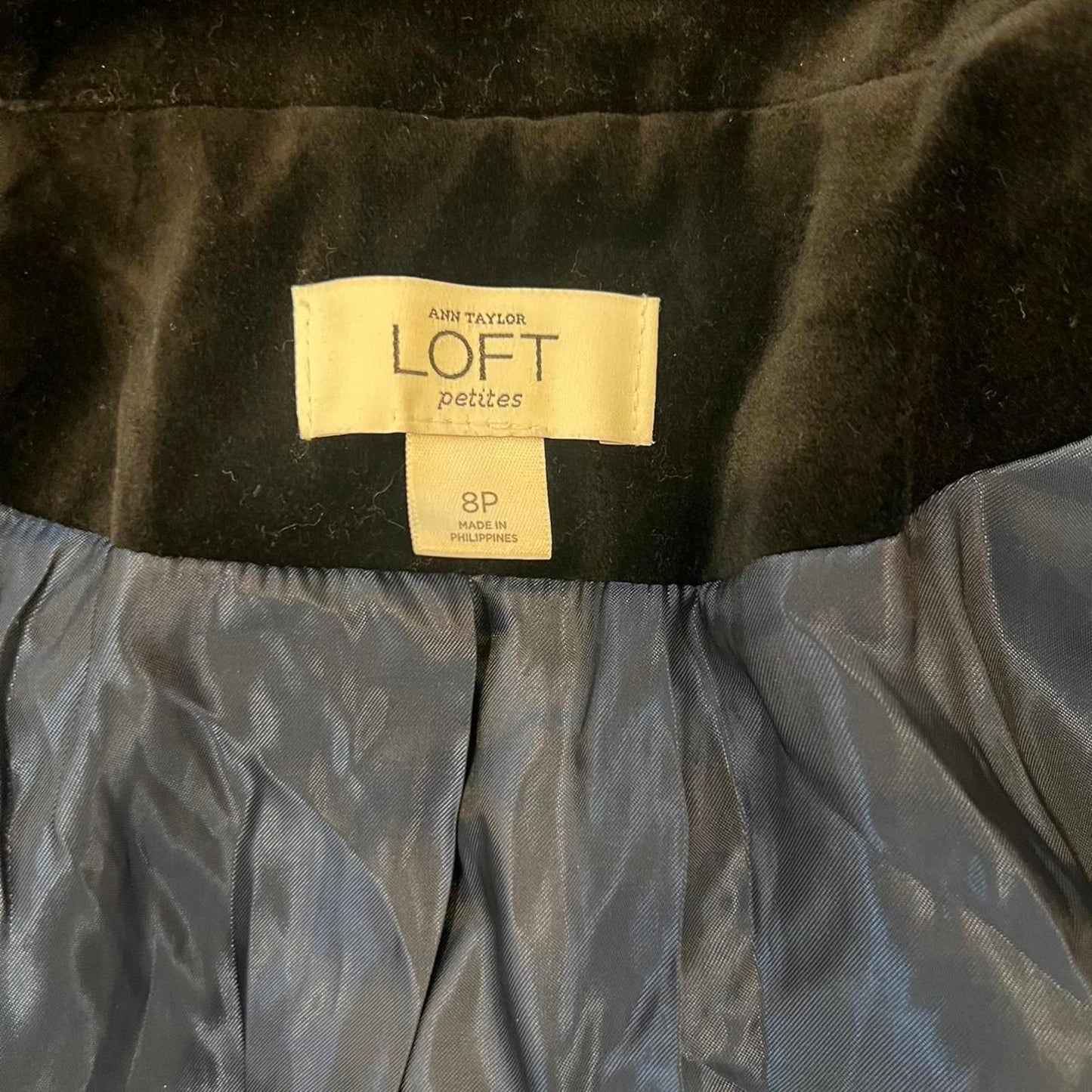 Vintage Black Velvet Blazer