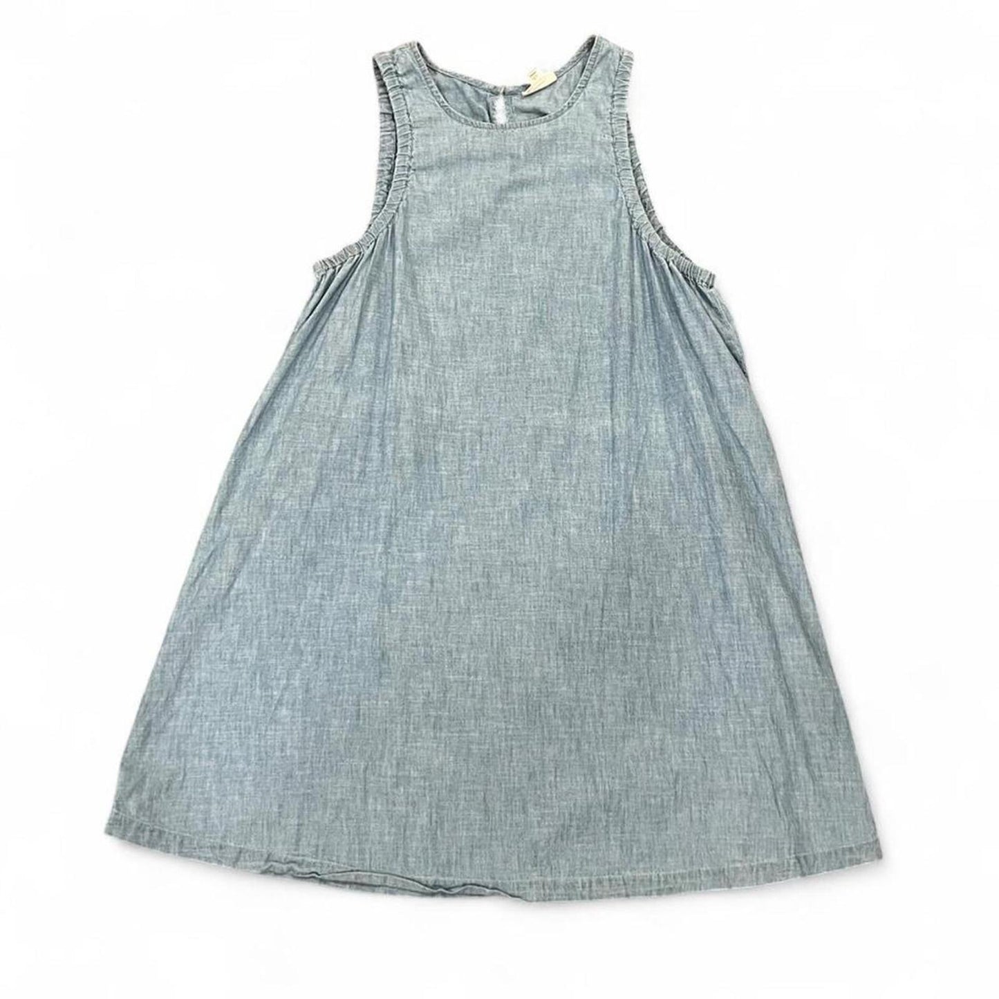 Denim Chambray Swing Dress
