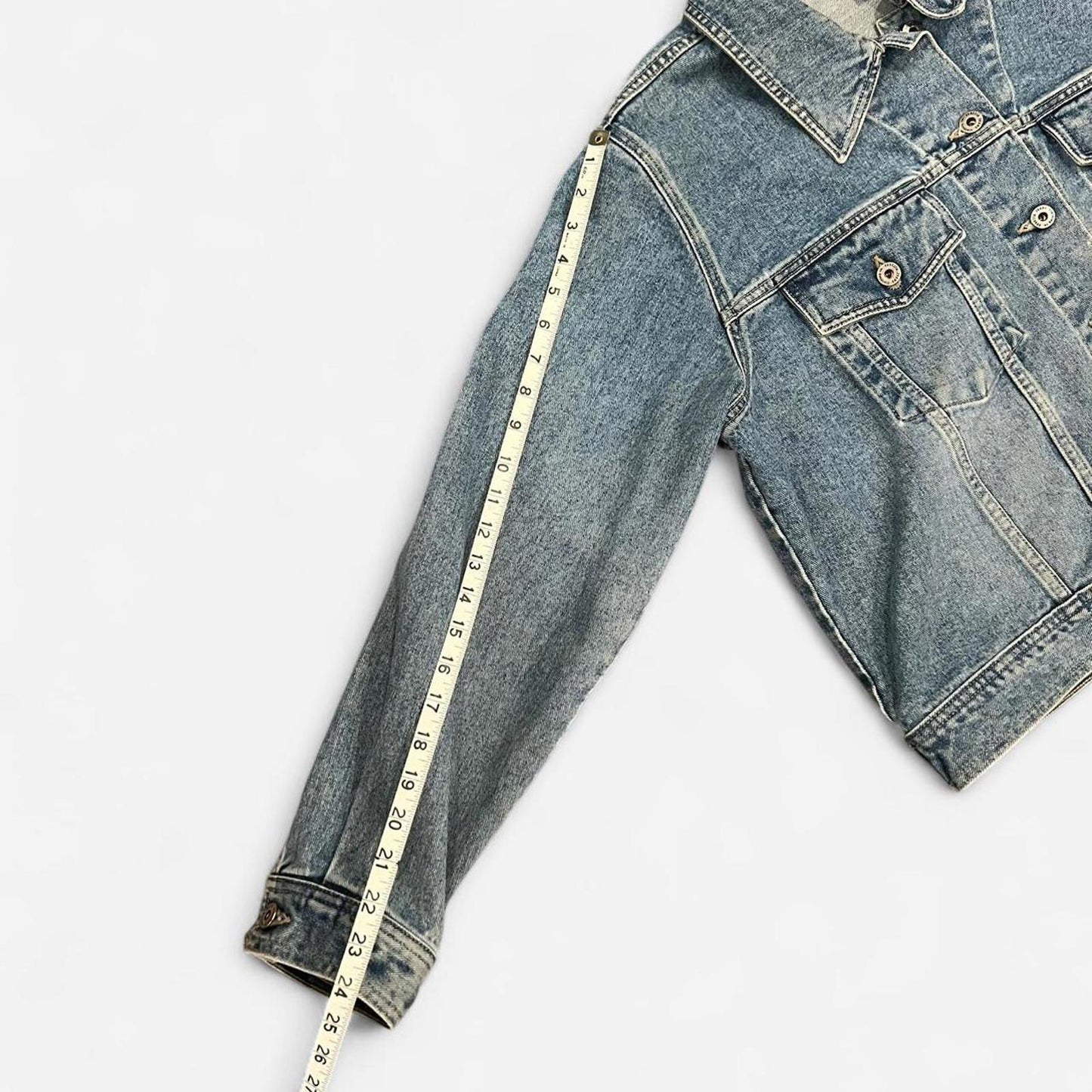 Vintage 90’s Denim Jacket Oversized Light Wash Trucker