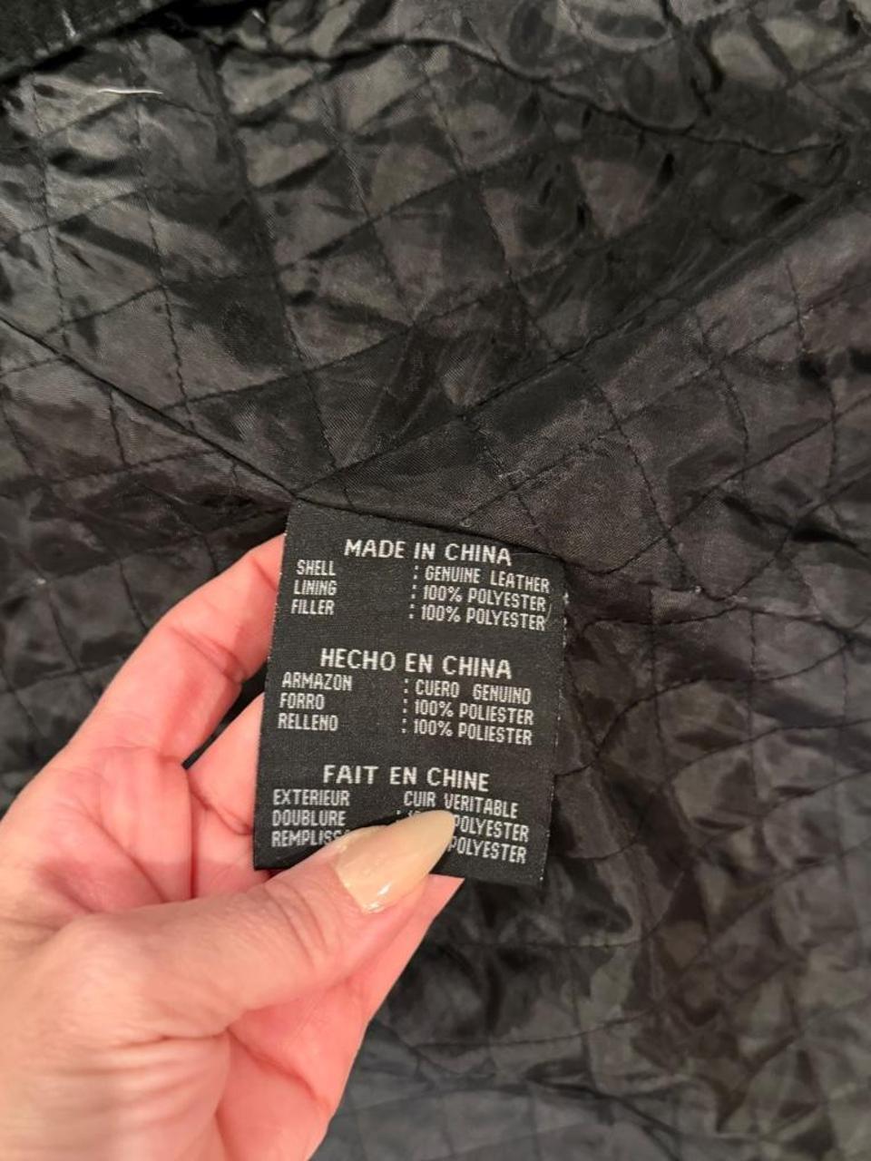 Vintage Black Suede Leather Jacket