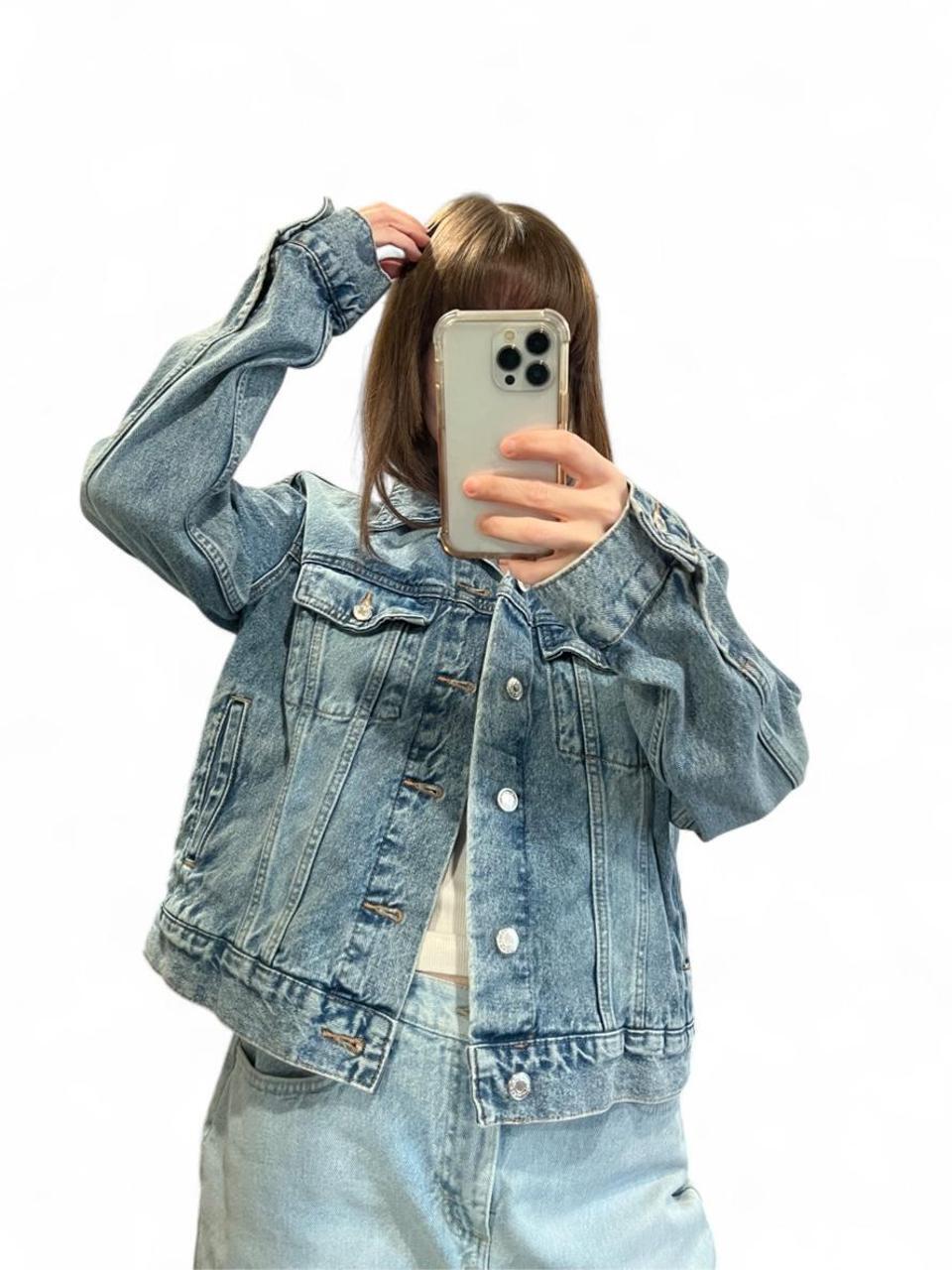 Vintage Light Wash Denim Trucker Jacket