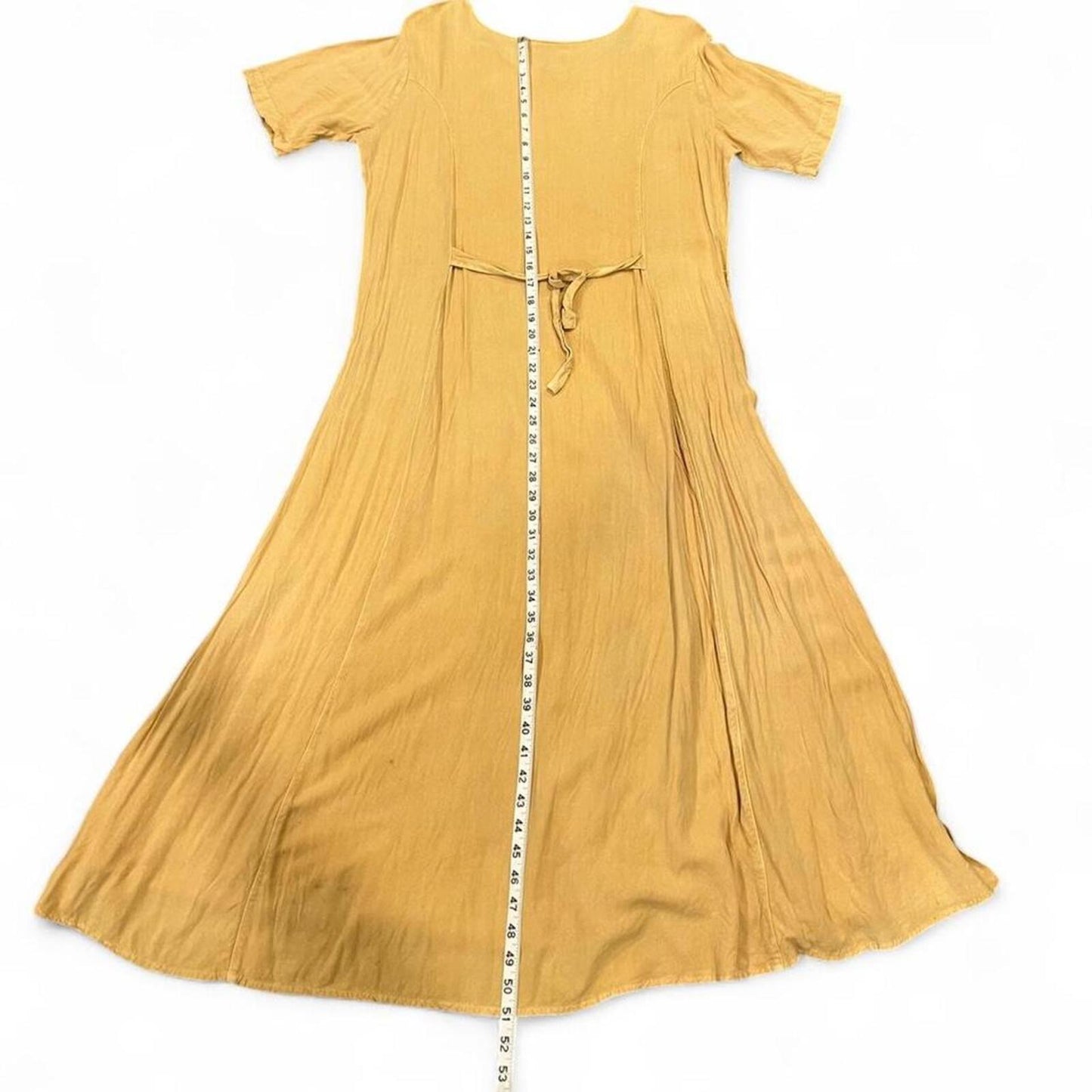 Vintage 90s Embroidered Boho Maxi Dress