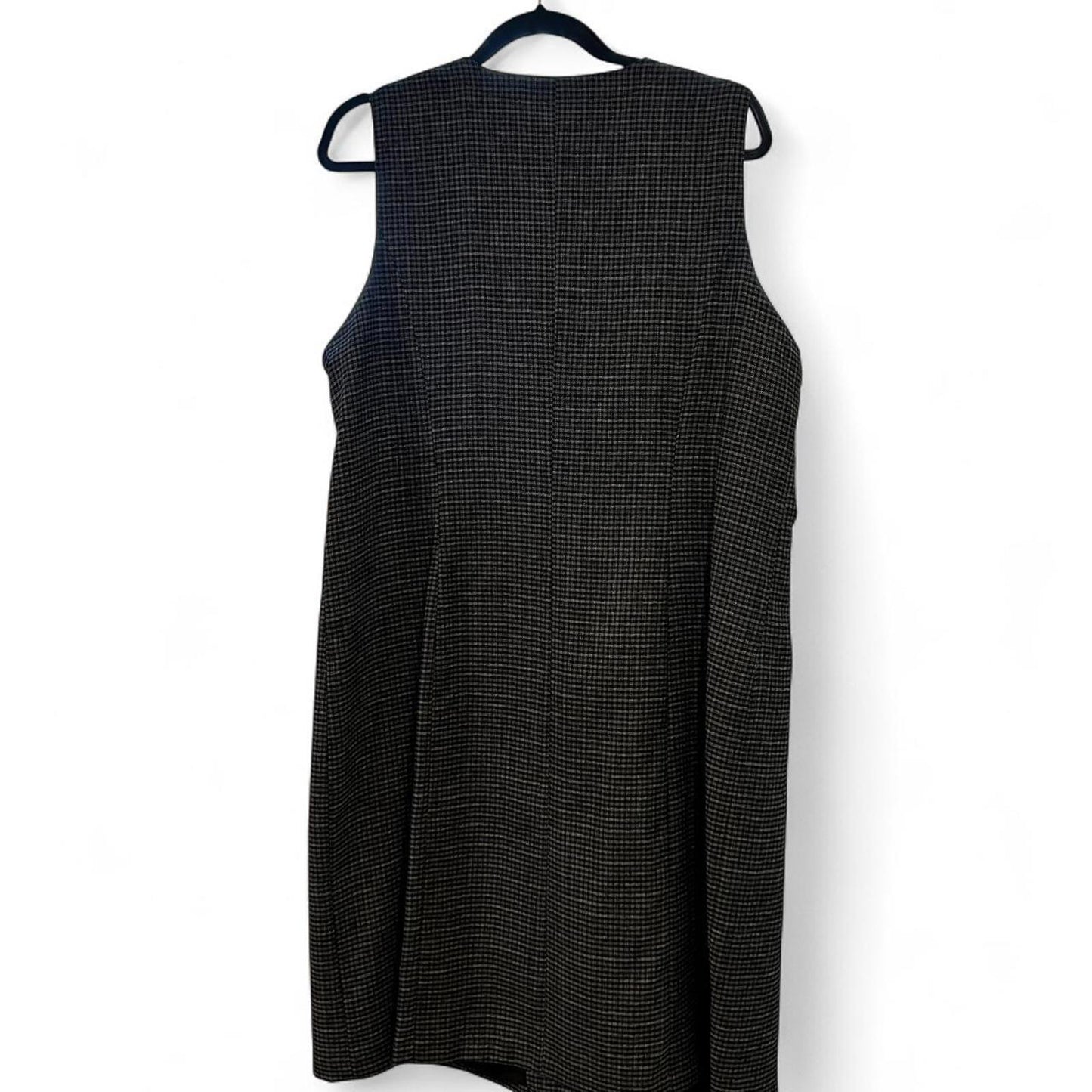 Vintage Houndstooth Jumper Dress