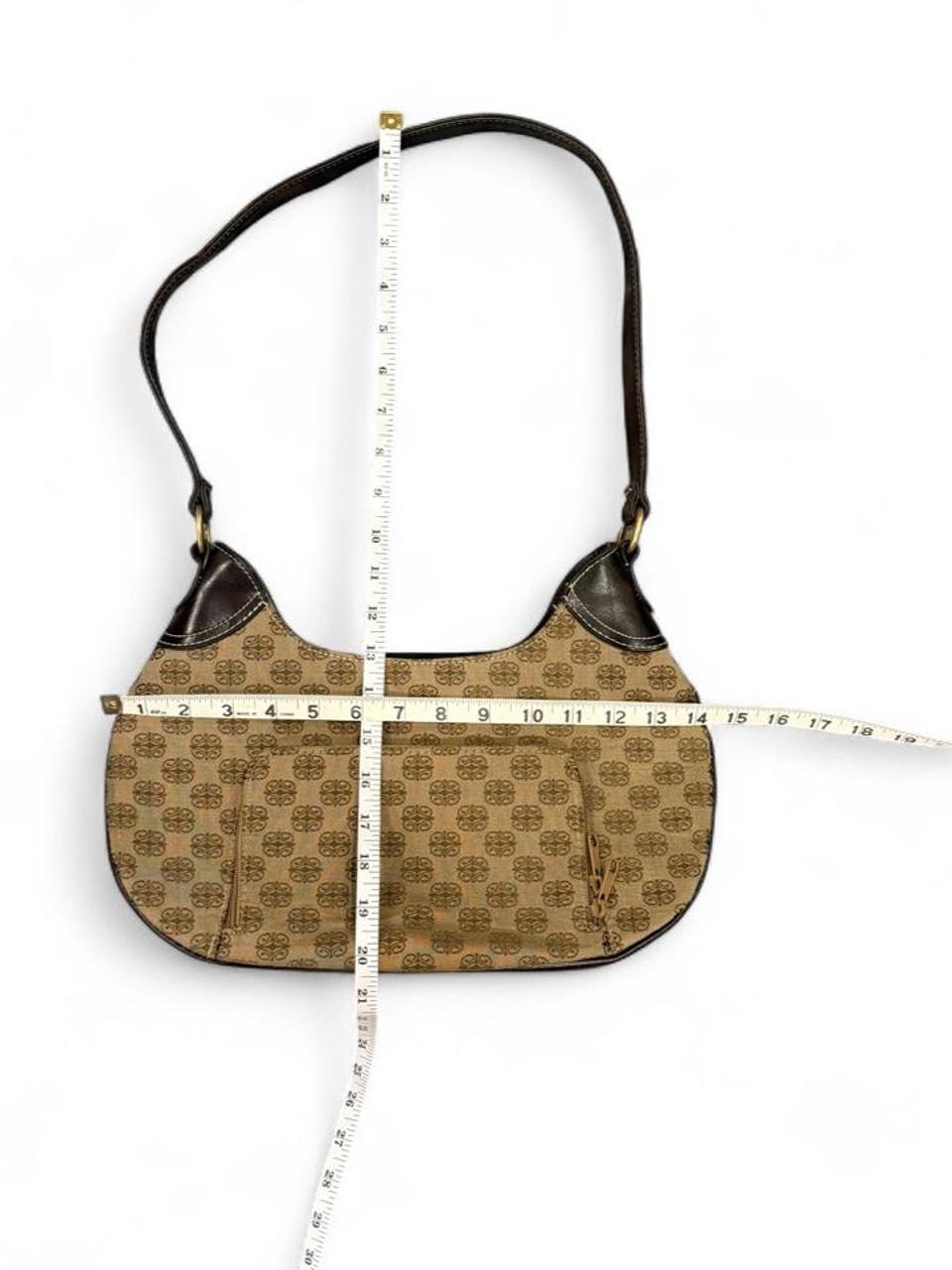 Vintage Y2K Monogram Brown Shoulder Bag