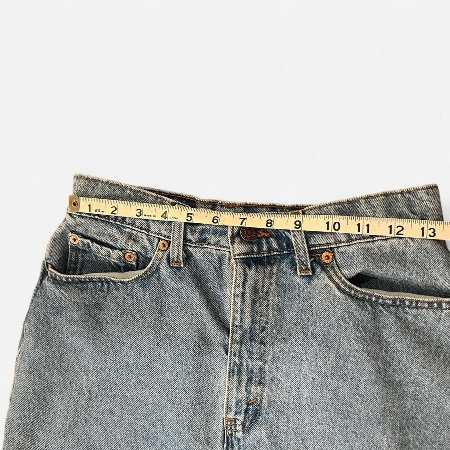 Vintage Y2K Levi’s 511 denim mini skirt USA made