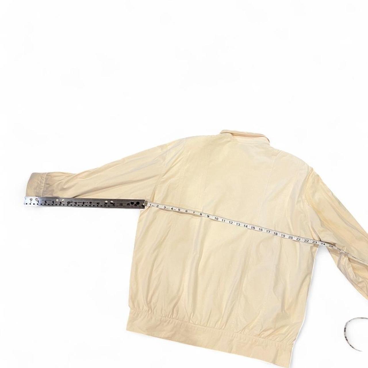 Vintage 90s Buttery Cream Ultrasuede Bomber Jacket Snap Front Minimalist L