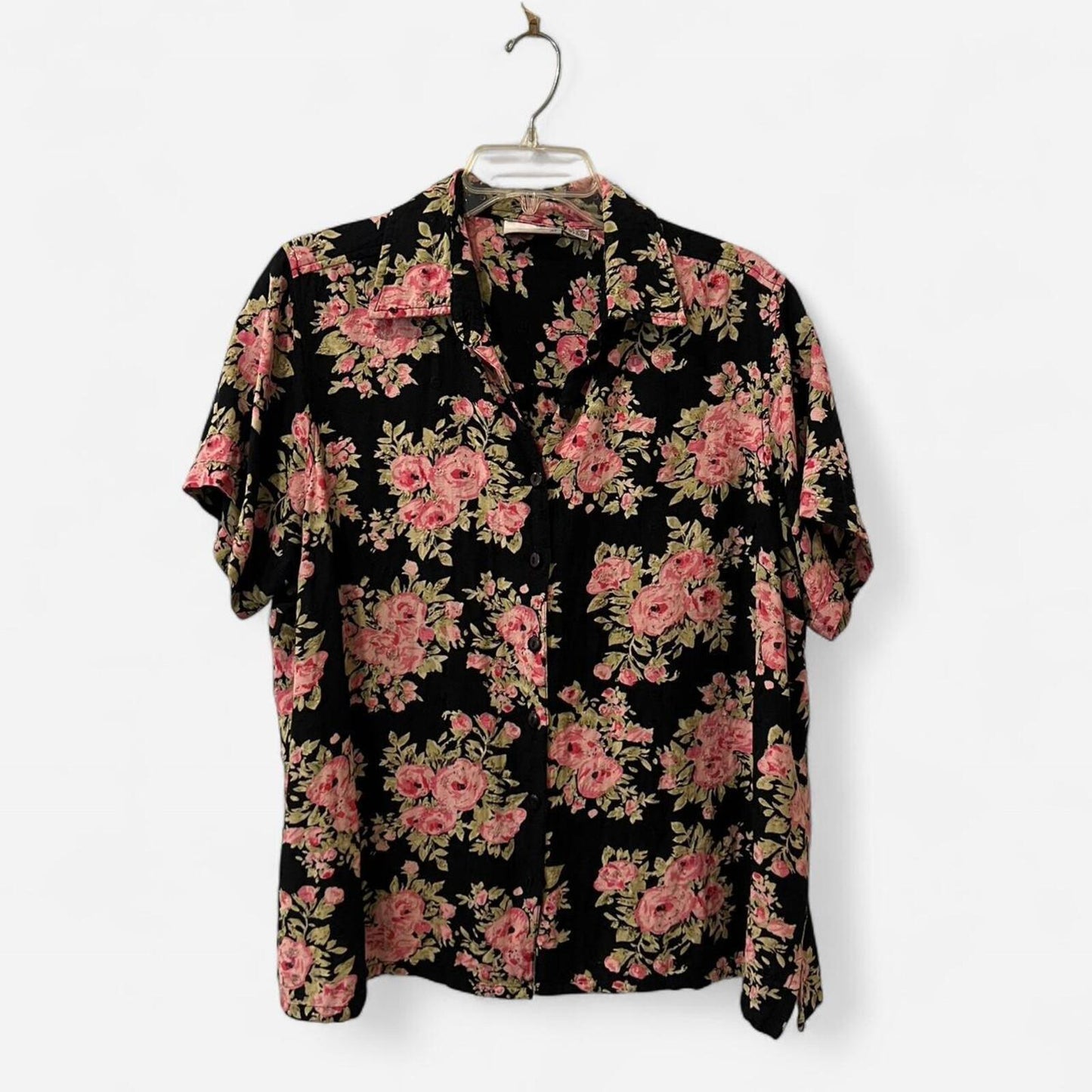 Vintage 90’s Floral Button Up Blouse