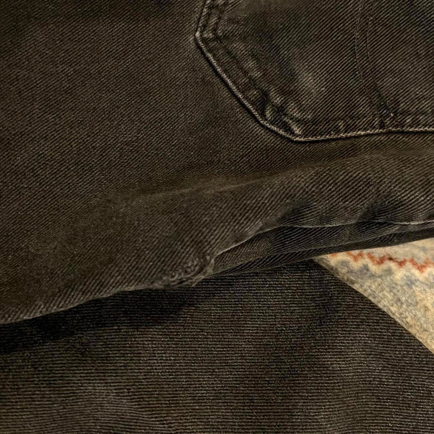 Vintage Lee Baggy Black Denim