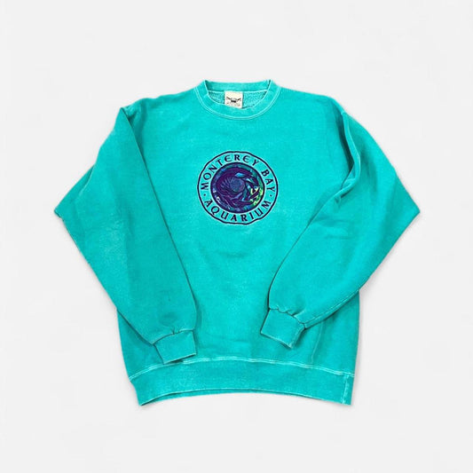 Vintage 90s Monterey Bay Aquarium Crewneck Sweatshirt