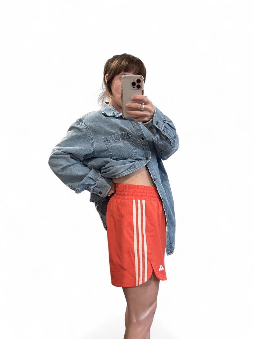 Y2K Adidas Coral 3 Stripe Running Shorts