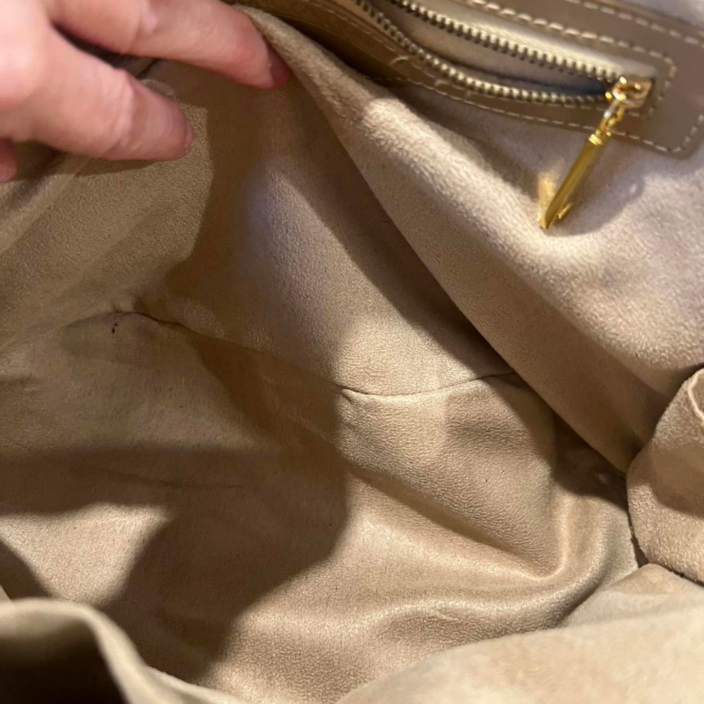 Vintage Dooney & Bourke Monogram Satchel Tan DB Logo Y2K