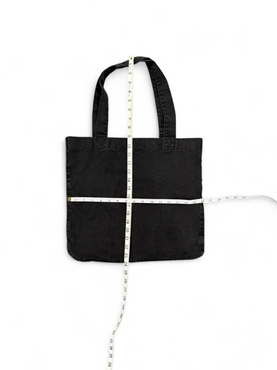 Vintage Inukshuk Canada Black Canvas Tote Bag