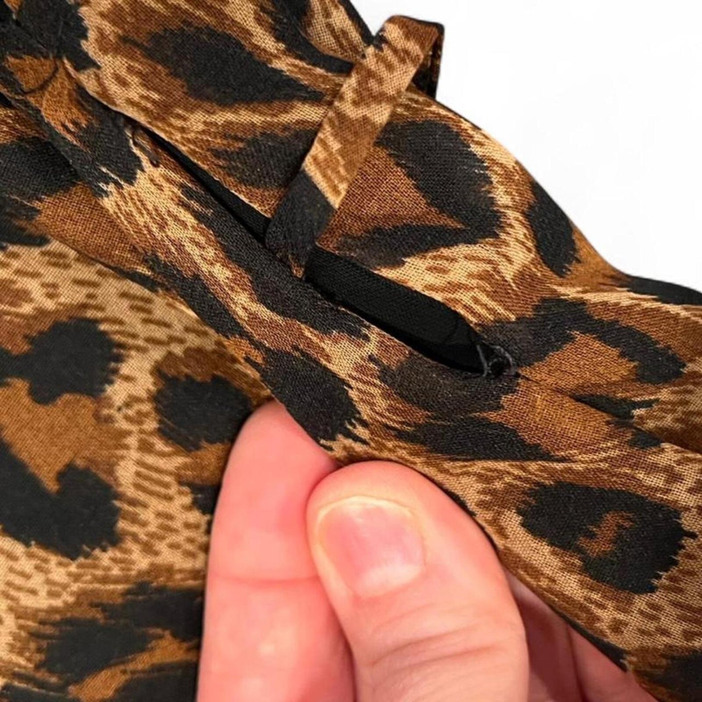 Vintage 90’s Leopard Maxi Overlay Dress