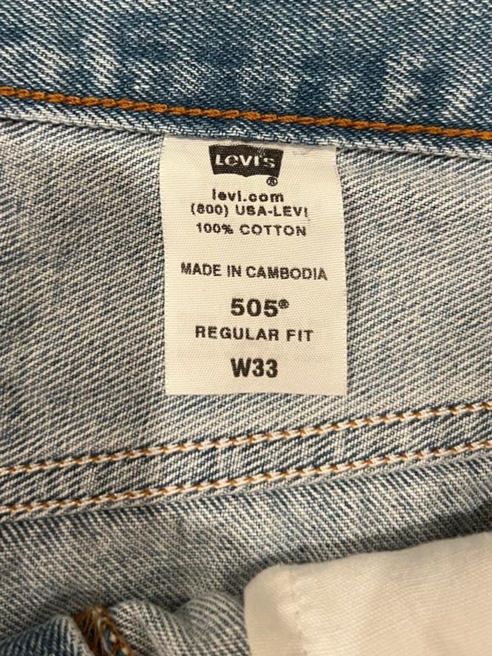 Levi’s Light Wash Denim Jorts Shorts