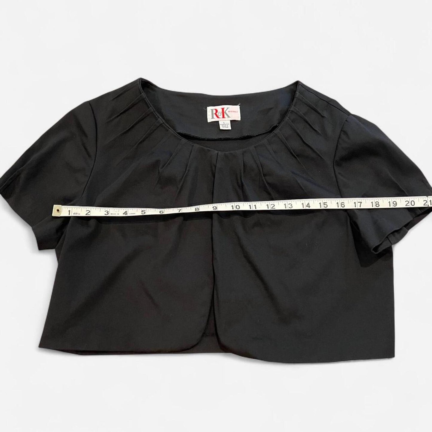 Y2K Black Cropped  Going Out Top