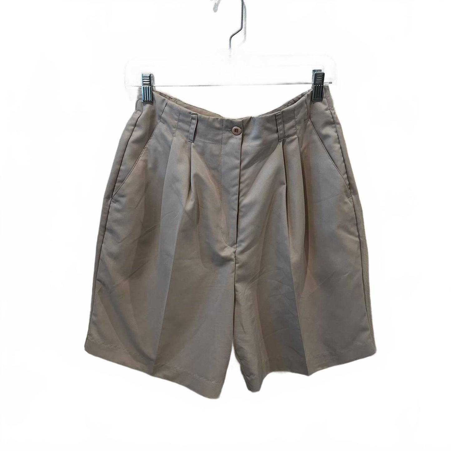 Vintage Pleated Khaki Shorts