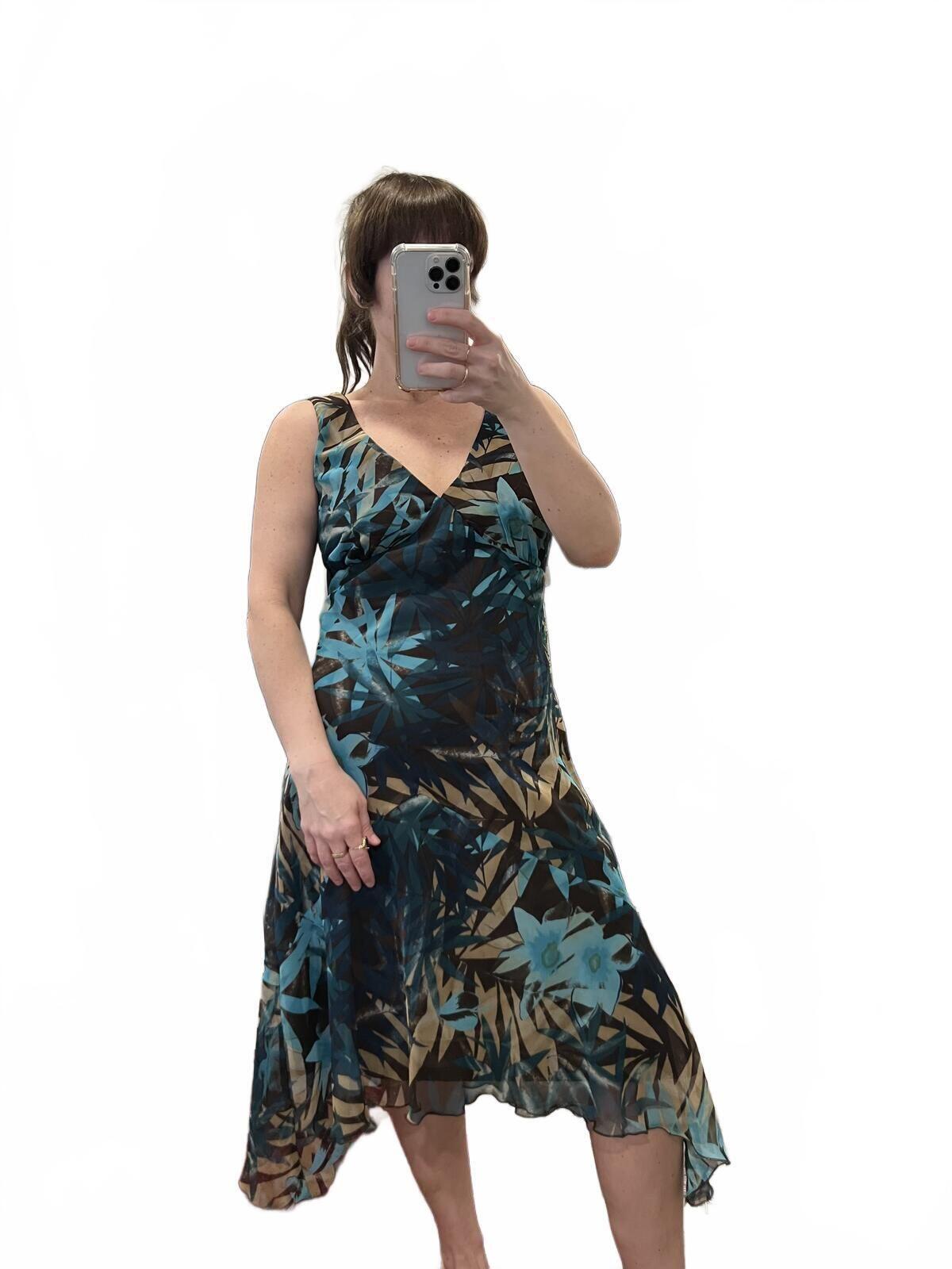 Vintage Y2K Handkerchief Floral Dress